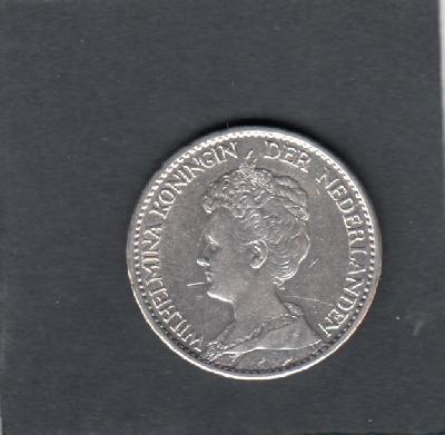 Beschrijving: 1 Gulden WILHELMINA 